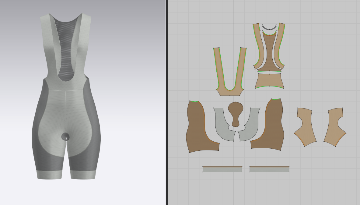 Women's Cycling Bib Shorts 3d Model Marvelous Designer-Clo3d-fbx-obj-Zprj