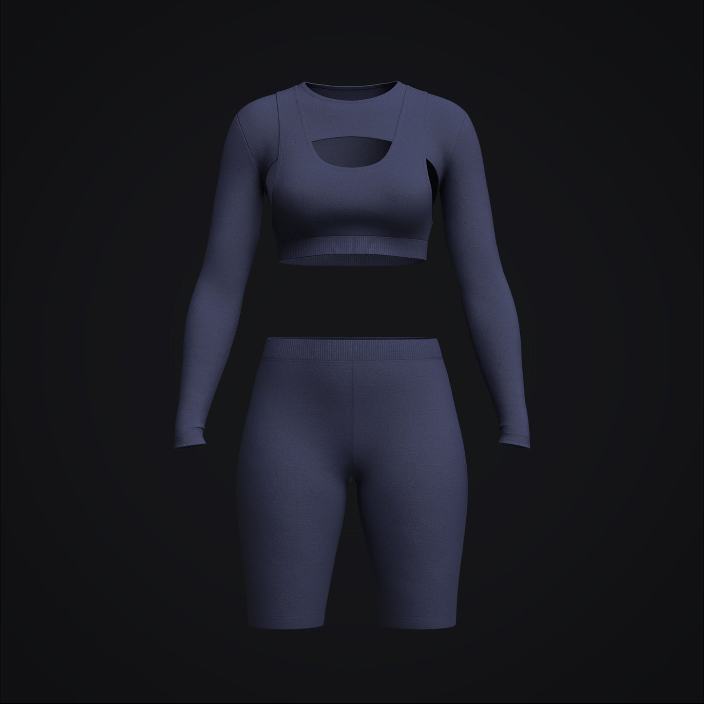 Gym Wear 3d Model Marvelous Designer-Clo3d-fbx-obj-Zprj