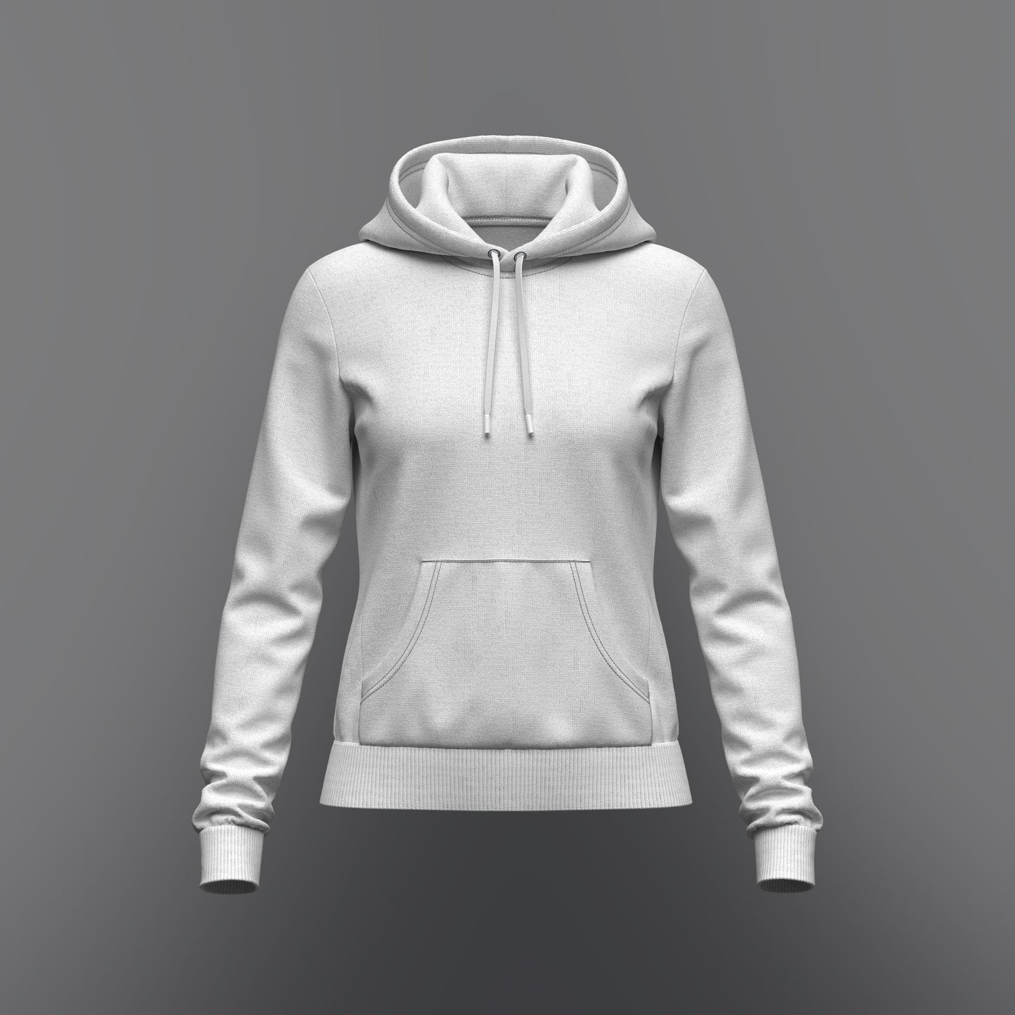 Women's Regular Fit Hoodie 3d Model Marvelous Designer-Clo3d-fbx-obj-Zprj