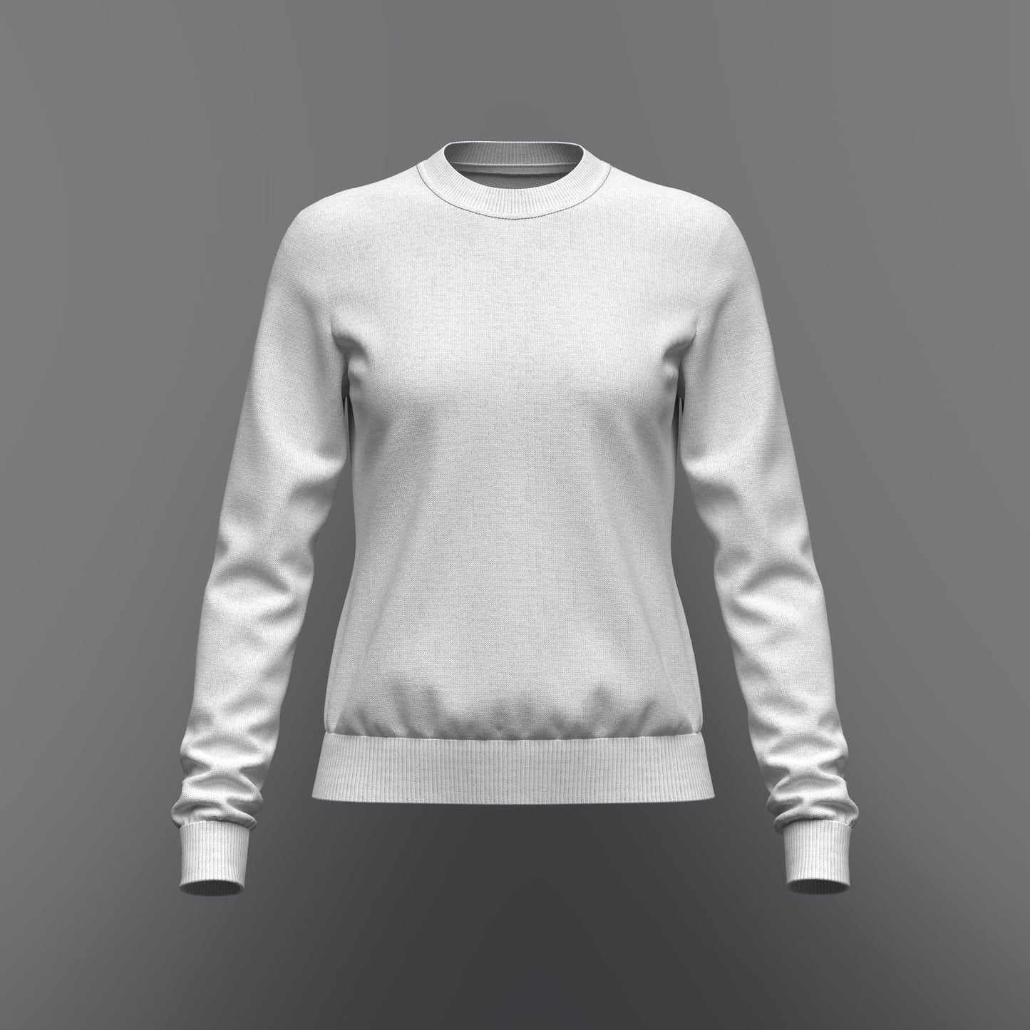 Women's Sweatshirt 3d Model Marvelous Designer-Clo3d-fbx-obj-Zprj