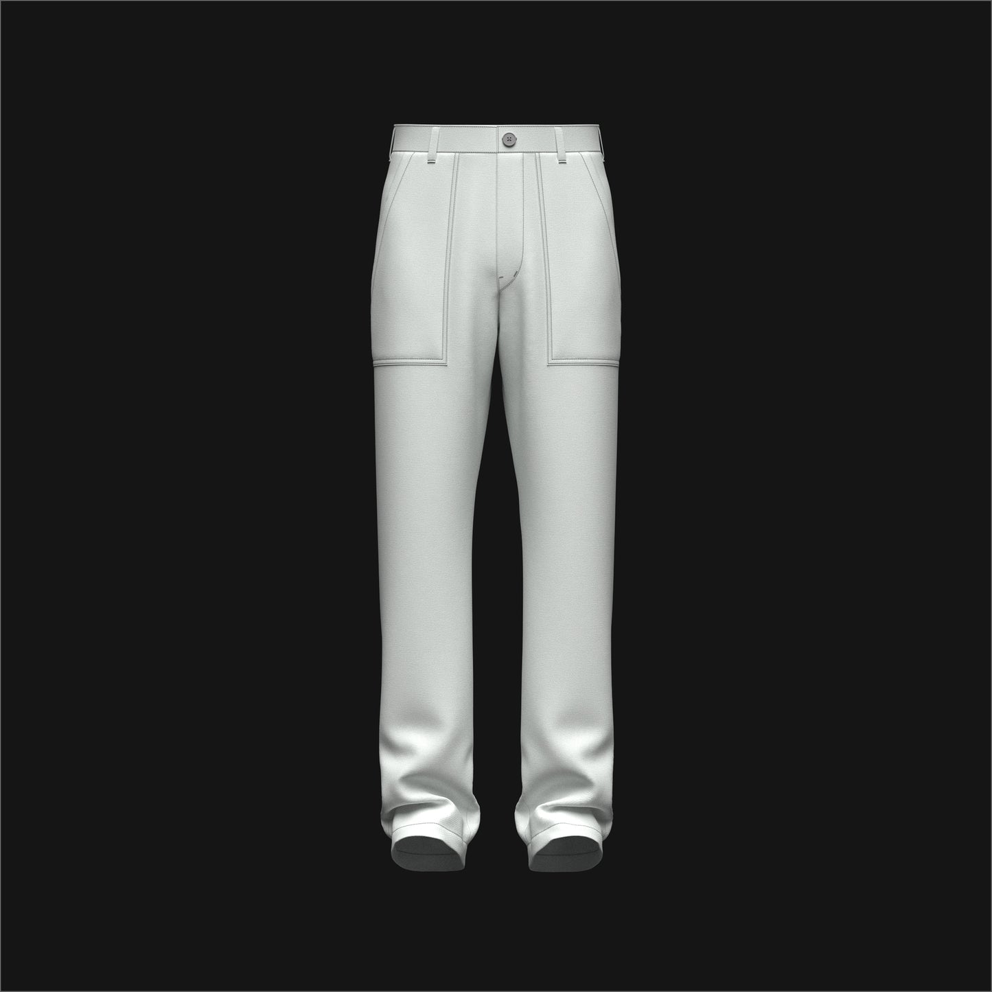 Men's Worker Pant 3d Model Marvelous Designer-Clo3d-fbx-obj-Zprj