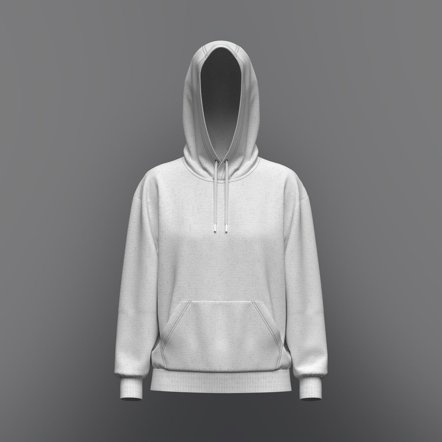 Women Loose Fit Sleeve hoodie 3d Model Marvelous Designer-Clo3d-fbx-obj-Zprj