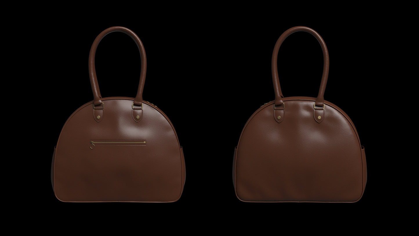 Bowling Bag-Handbag 3d Model Marvelous Designer-Clo3d-fbx-obj-Zprj