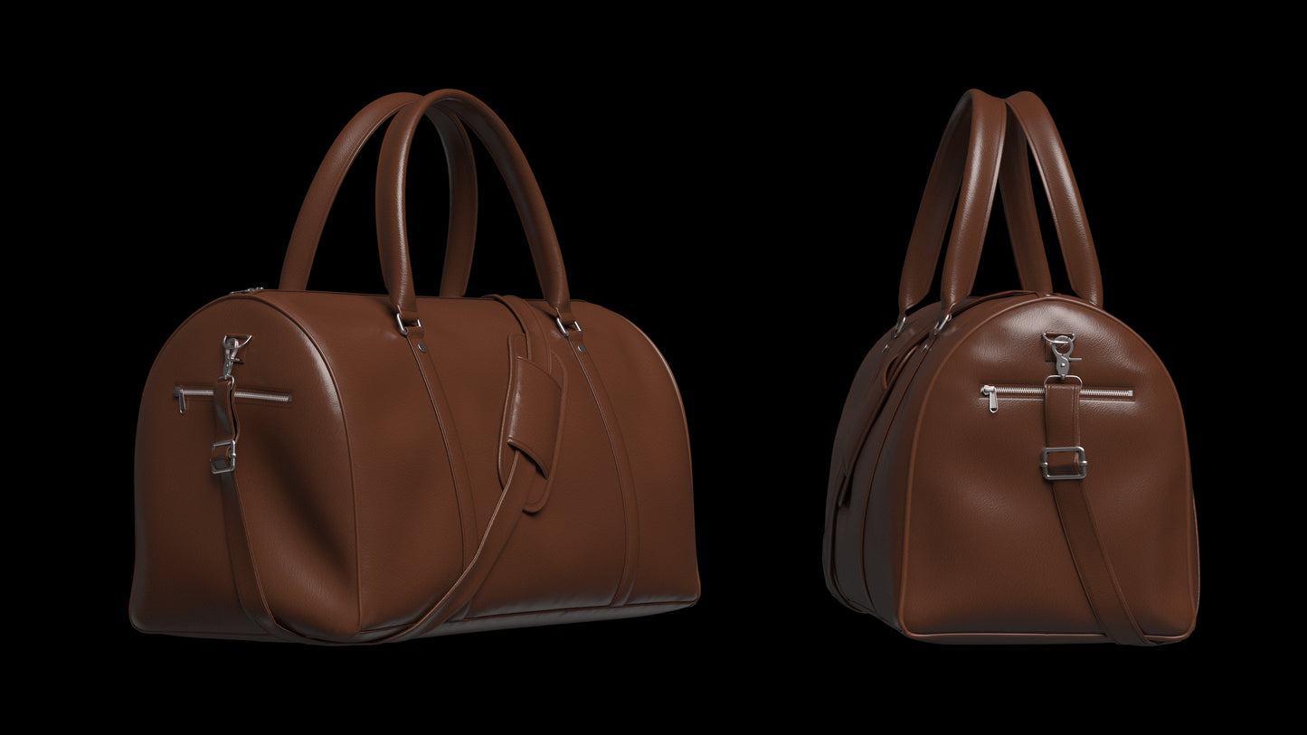 Travel Duffel Bag 3d Model Marvelous Designer-Clo3d-fbx-obj-Zprj