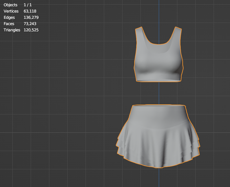 Woman Sports wear 3d Model Marvelous Designer-Clo3d-fbx-obj-Zprj