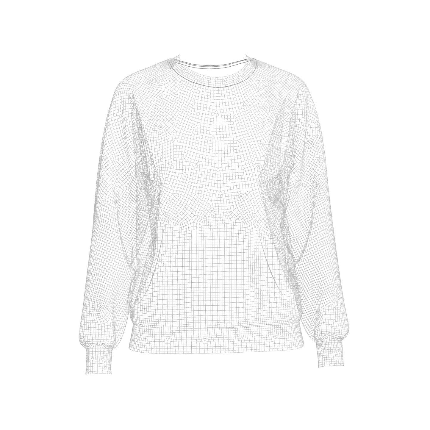 Women's Loose fit Raglan Sweatshirt 3d Model Marvelous Designer-Clo3d-fbx-obj-Zprj
