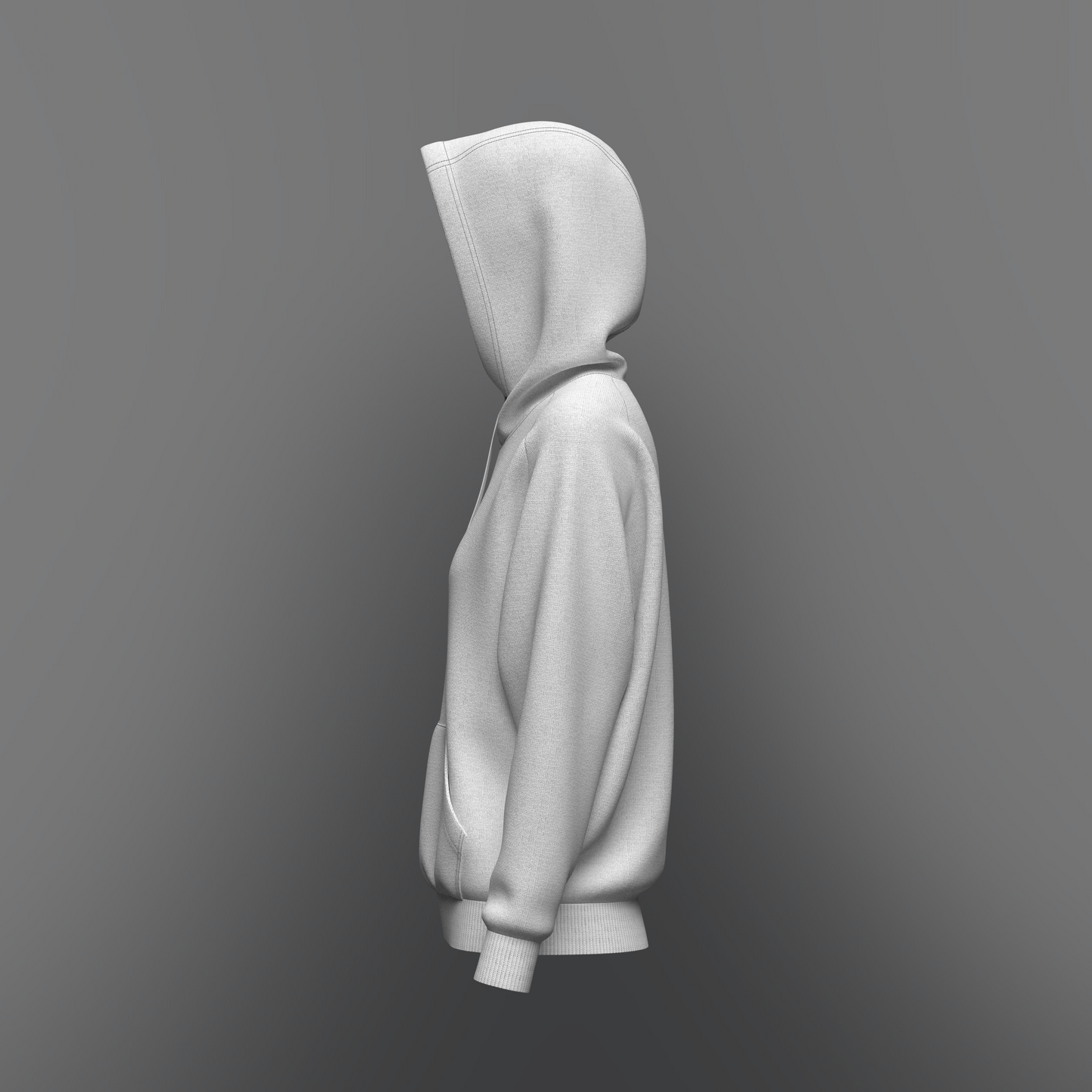 Women Raglan Sleeve Hoodies 3d Model Marvelous Designer-Clo3d-fbx-obj-Zprj
