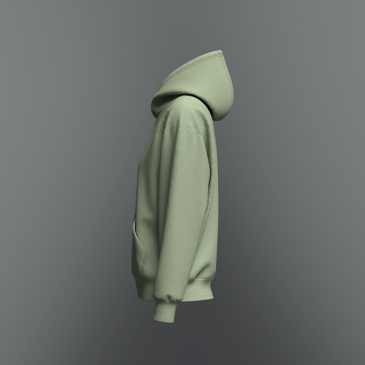 Women's Loose Fit Set-In Sleeve Hoodie 3d Model Marvelous Designer-Clo3d-fbx-obj-Zprj