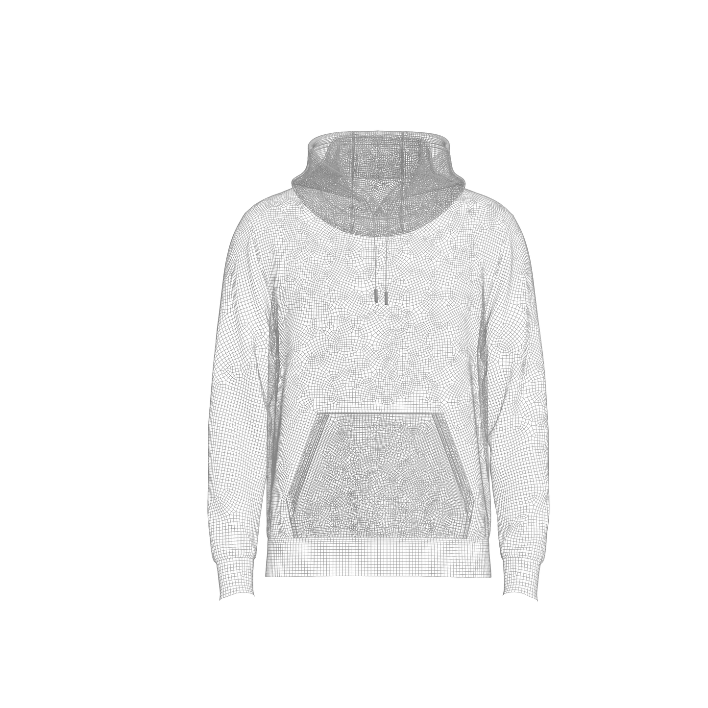 Male Hoodie Hood Down 3d Model Marvelous Designer-Clo3d-fbx-obj-Zprj