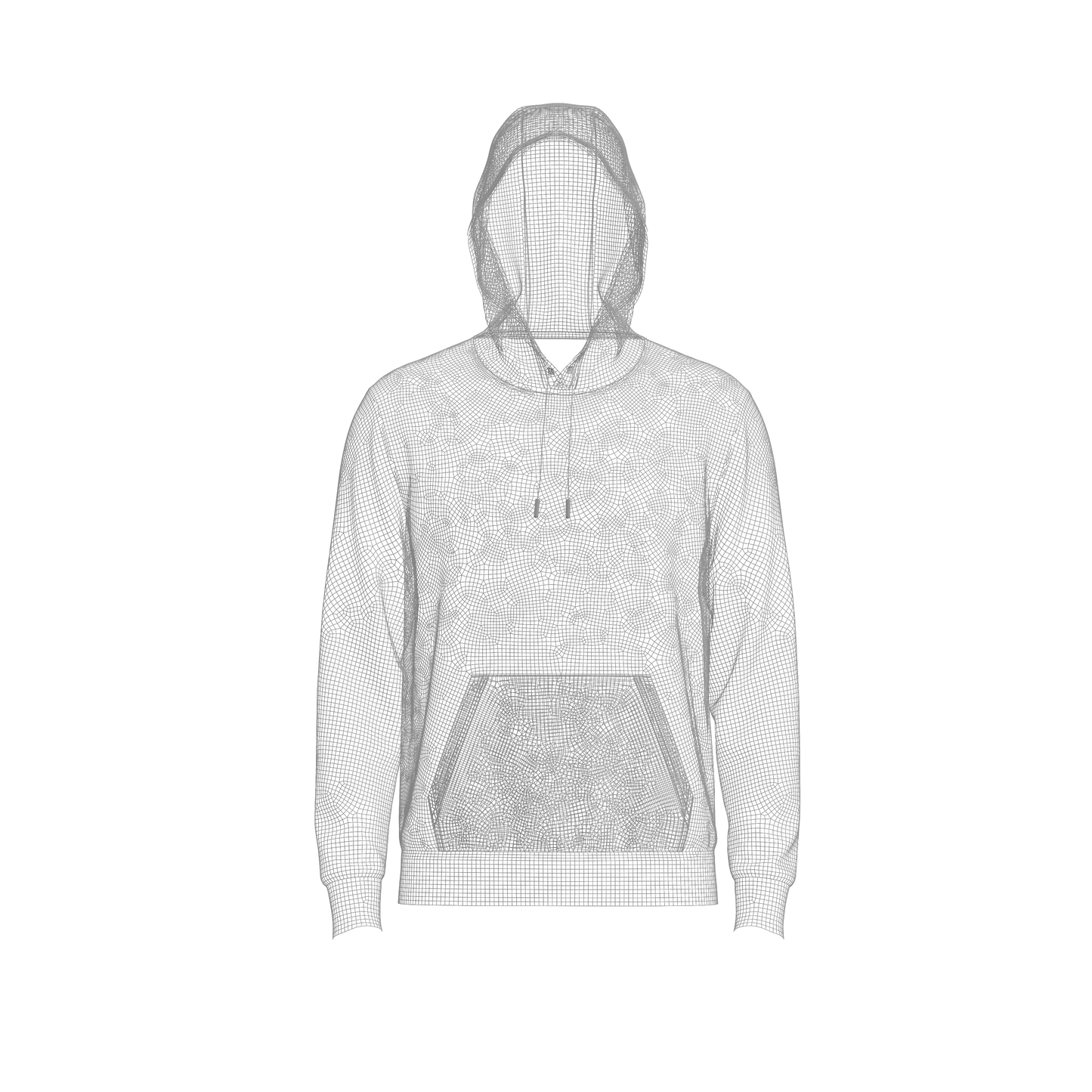 Male Hoodie Hood Up 3d Model Marvelous Designer-Clo3d-fbx-obj-Zprj