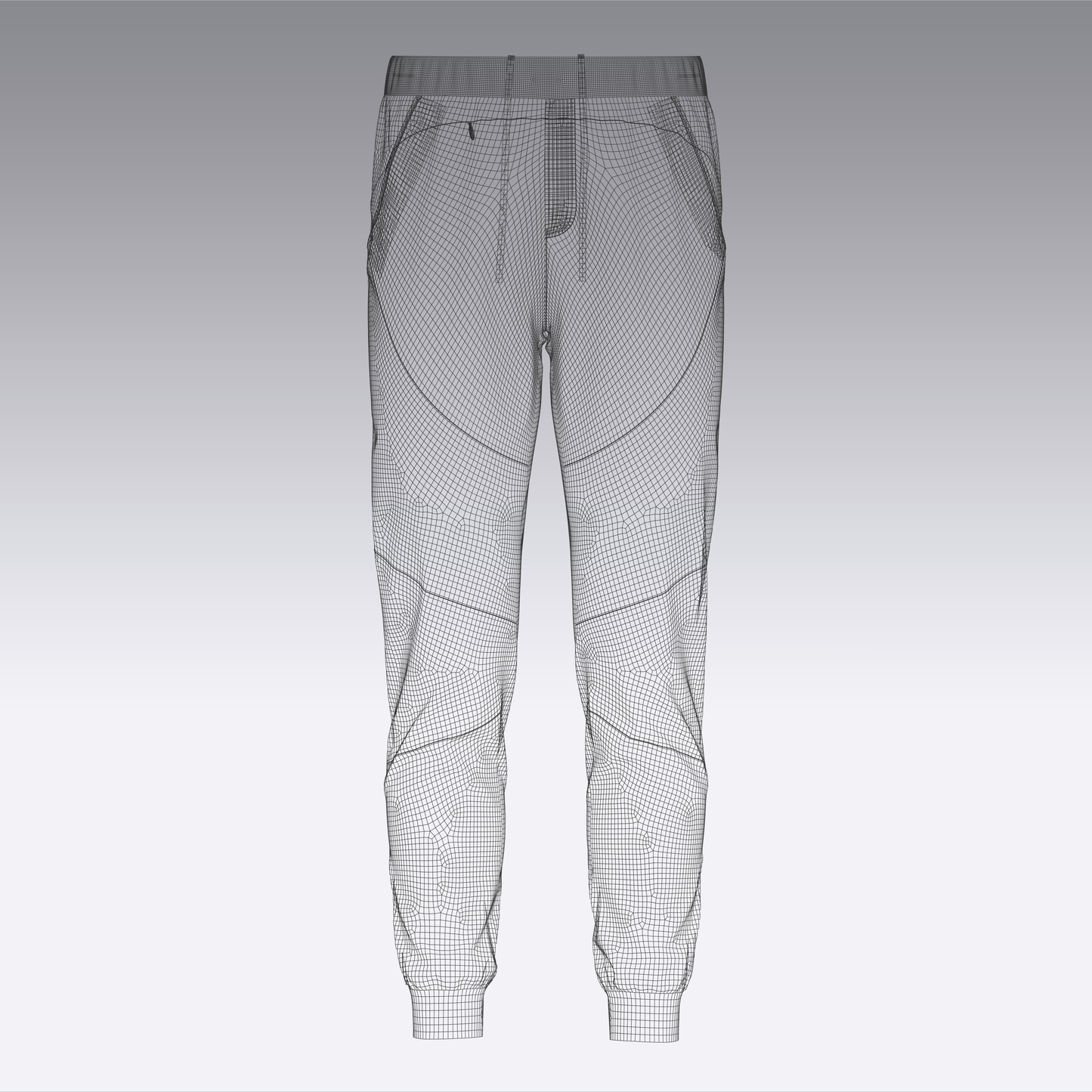 Men's Nylon Jogger 3d Model Marvelous Designer-Clo3d-fbx-obj-Zprj