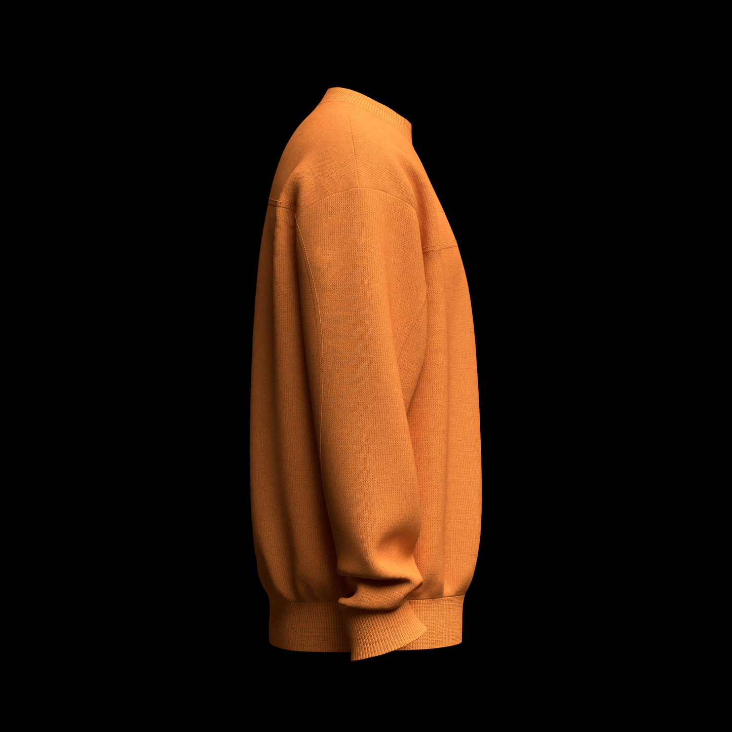 Men's Sweartshirt 3d Model Marvelous Designer-Clo3d-fbx-obj-Zprj