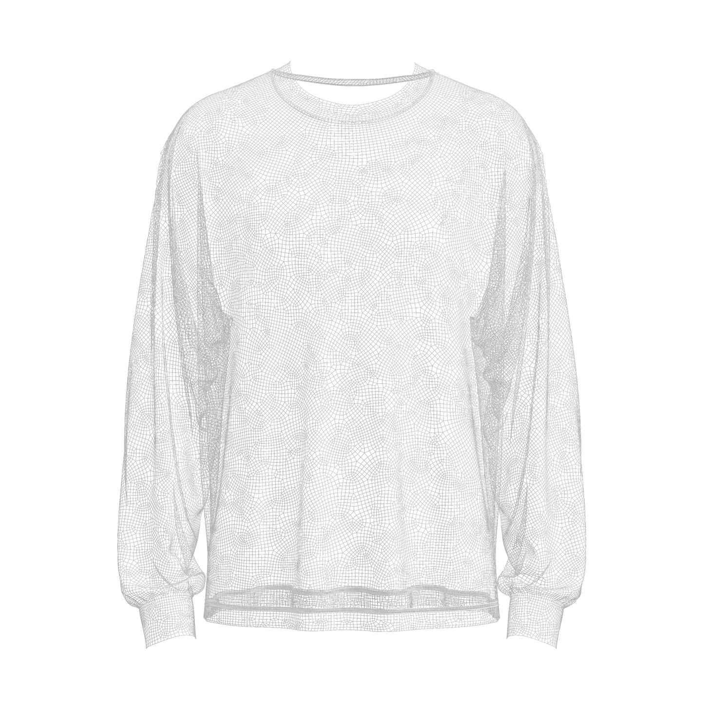 Men's Oversized Full Sleeve T-shirt 3d Model Marvelous Designer-Clo3d-fbx-obj-Zprj