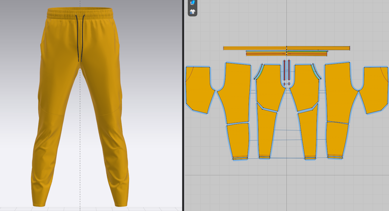 Men's Jogger 3d Model Marvelous Designer-Clo3d-fbx-obj-Zprj