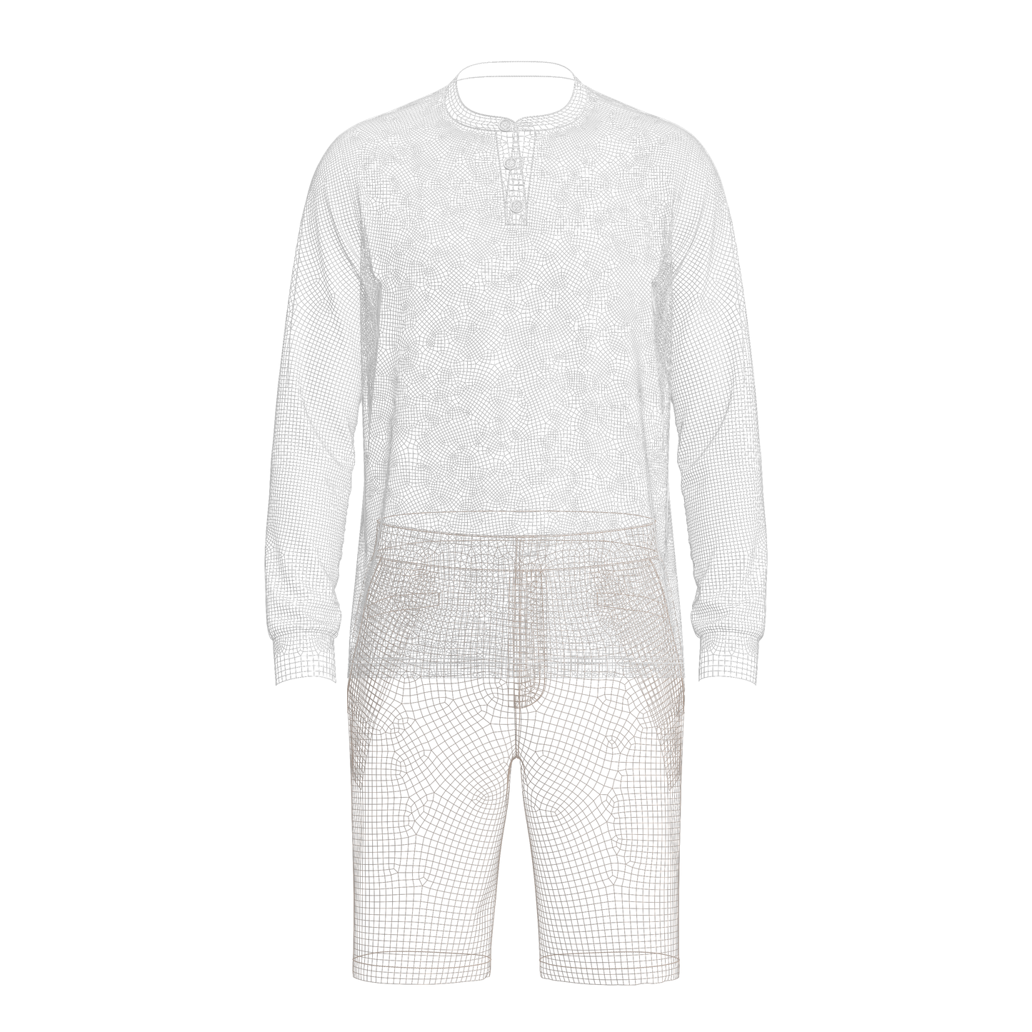 Men's Jersey and Shorts Outfit 3d Model Marvelous Designer-Clo3d-fbx-obj-Zprj