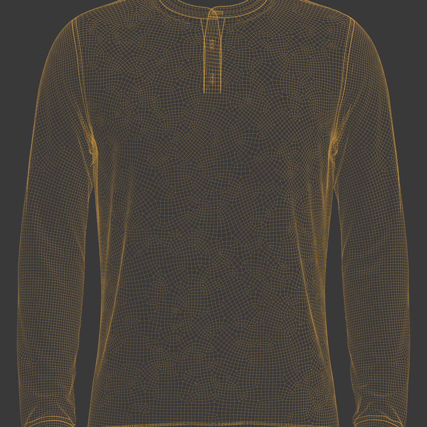 Men's Mandarin Collar Jersey 3d Model Marvelous Designer-Clo3d-fbx-obj-Zprj