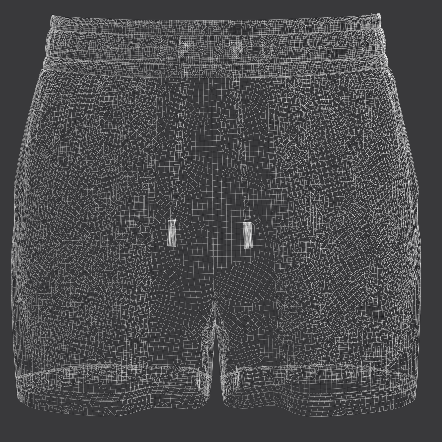Men's Elastic Shorts 3d Model Marvelous Designer-Clo3d-fbx-obj-Zprj
