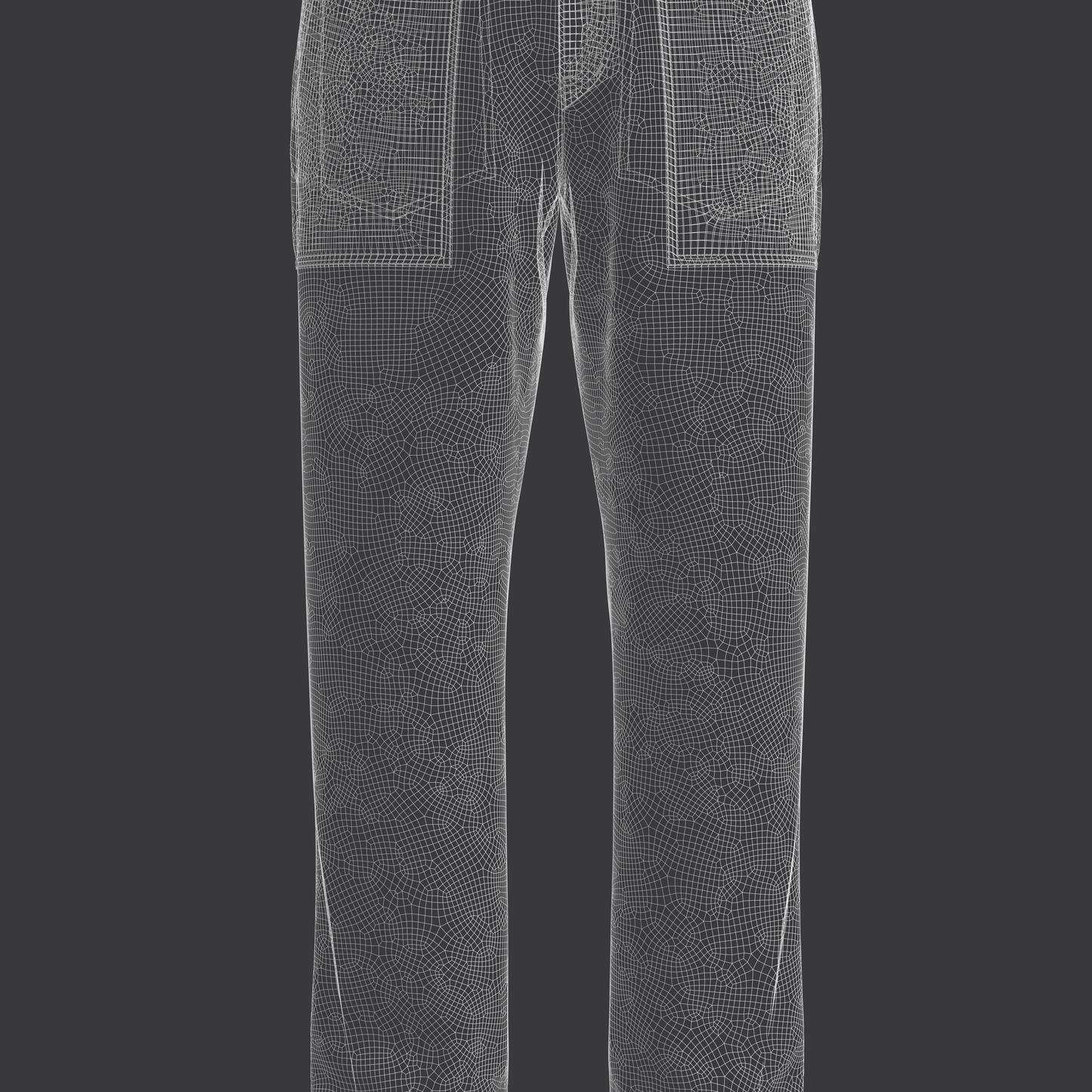 Men's Worker Pant 3d Model Marvelous Designer-Clo3d-fbx-obj-Zprj