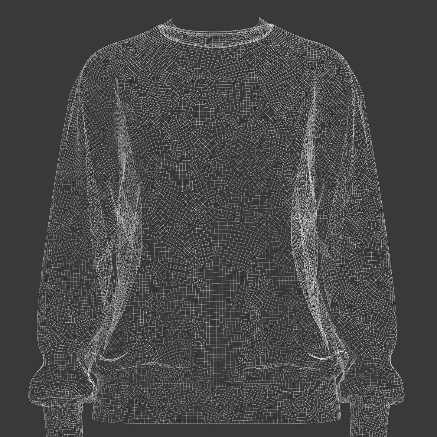 Women's Sweatshirt Oversized Set In 3d Model Marvelous Designer-Clo3d-fbx-obj-Zprj