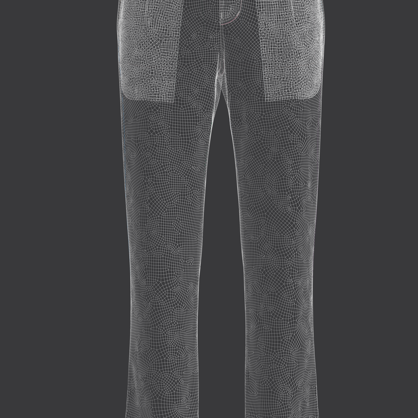 Men's Single Pleat Pant 3d Model Marvelous Designer-Clo3d-fbx-obj-Zprj
