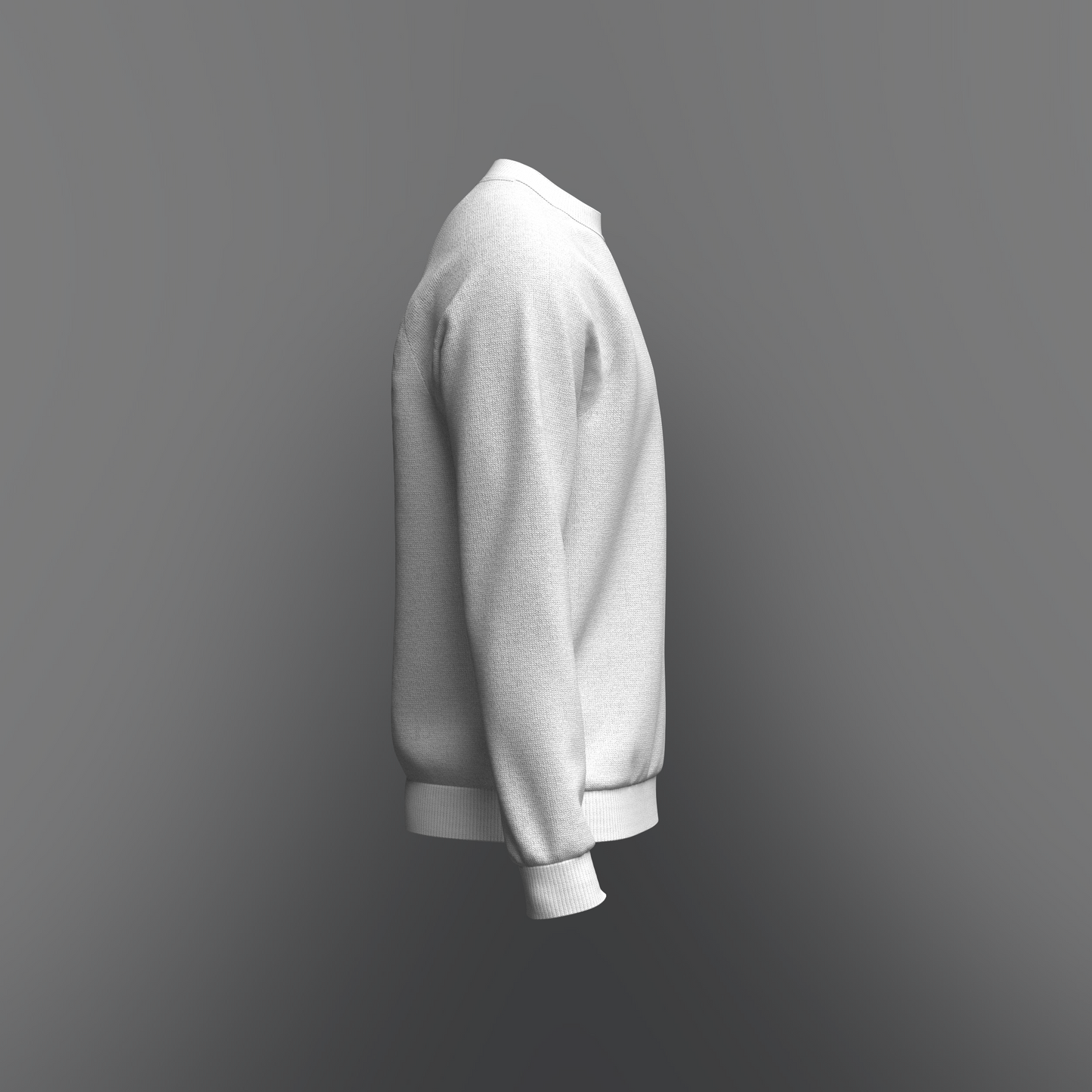 Men's Sweatshirt 3d Model Marvelous Designer-Clo3d-fbx-obj-Zprj