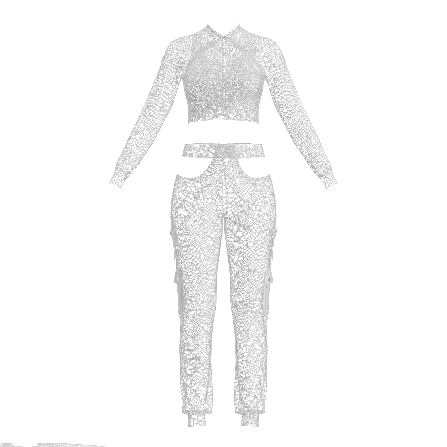 Women's Streetwear Outfit 3d Model Marvelous Designer-Clo3d-fbx-obj-Zprj