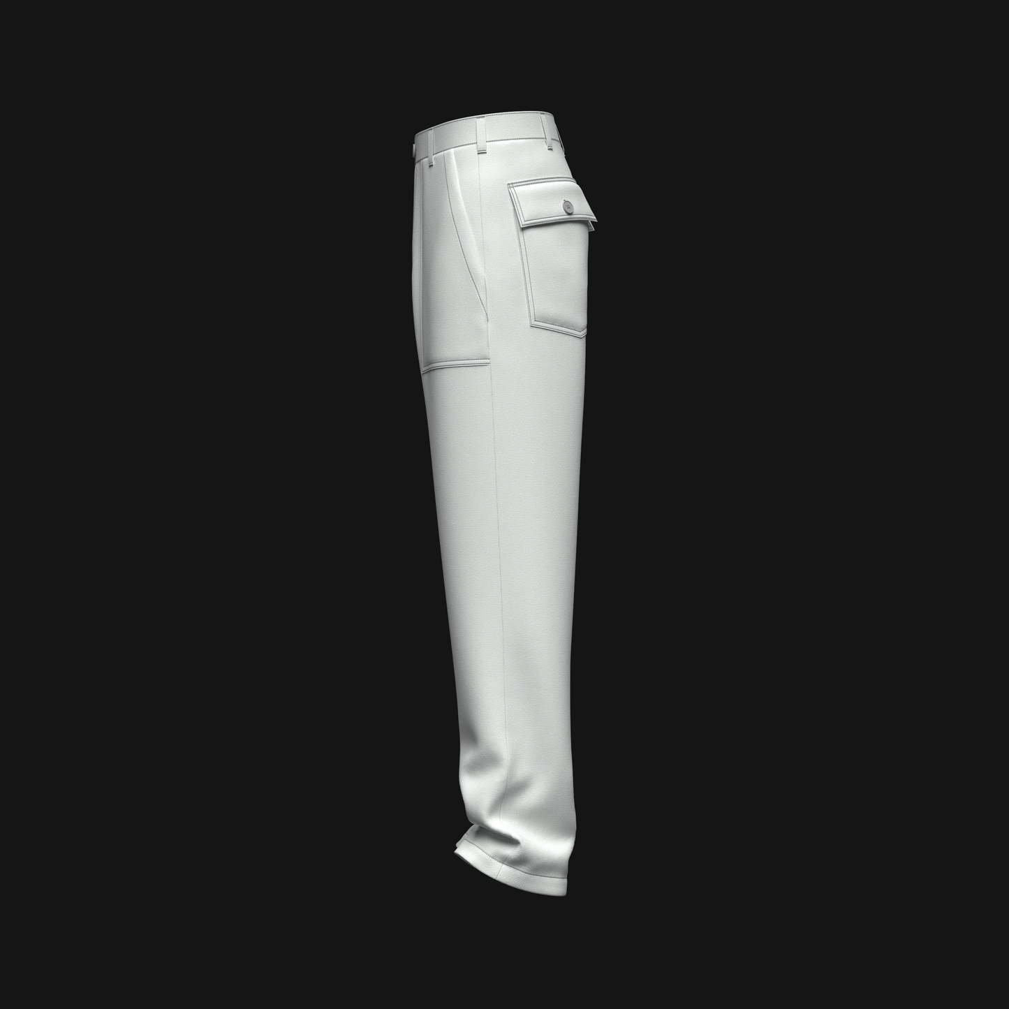 Men's Worker Pant 3d Model Marvelous Designer-Clo3d-fbx-obj-Zprj