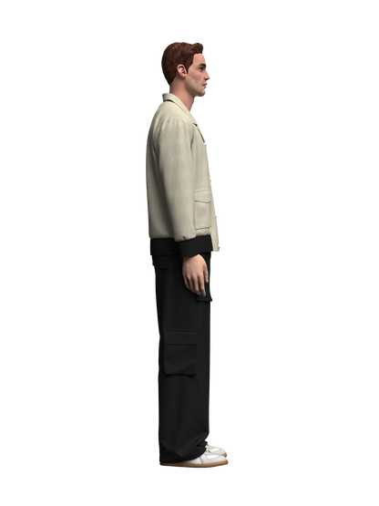 Male Outfit 3d Model Marvelous Designer-Clo3d-fbx-obj-Zprj