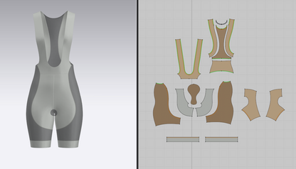 Women's Cycling Bib Shorts 3d Model Marvelous Designer-Clo3d-fbx-obj-Zprj