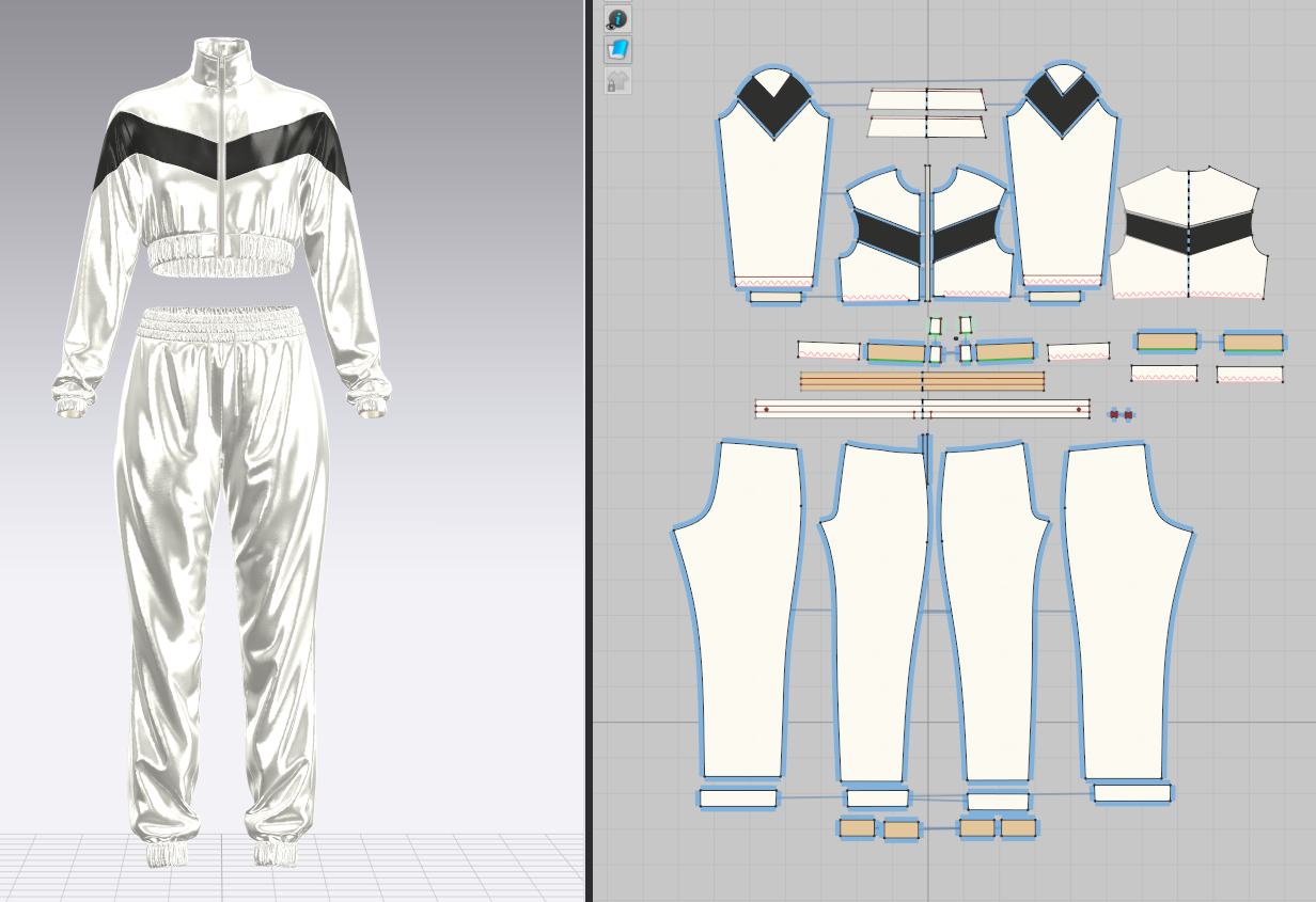 Women's Active Wear 3d Model Marvelous Designer-Clo3d-fbx-obj-Zprj