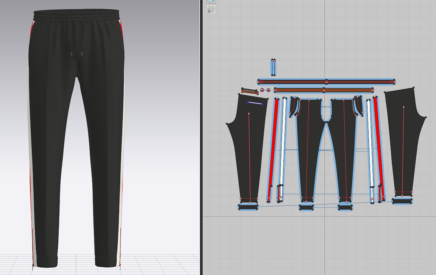 Men's Elasticated Pant 3d Model Marvelous Designer-Clo3d-fbx-obj-Zprj