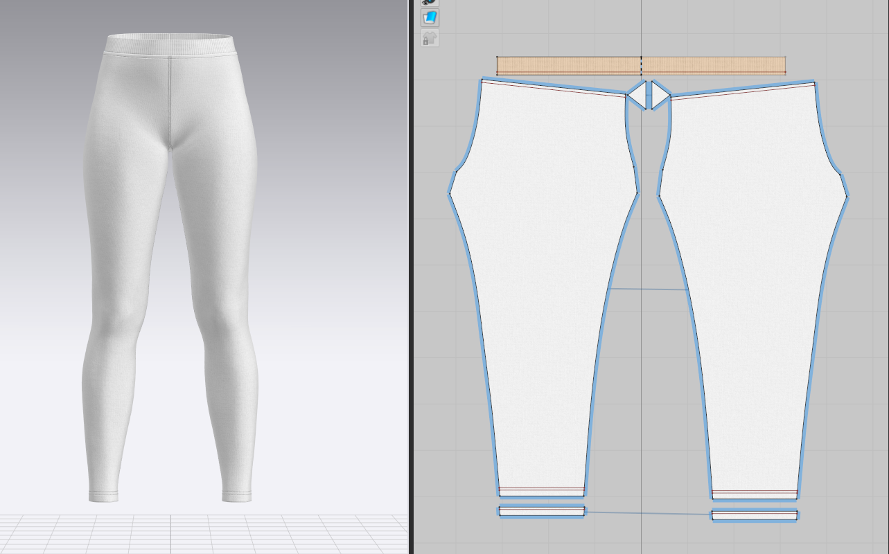 Women's Legging 3d Model Marvelous Designer-Clo3d-fbx-obj-Zprj