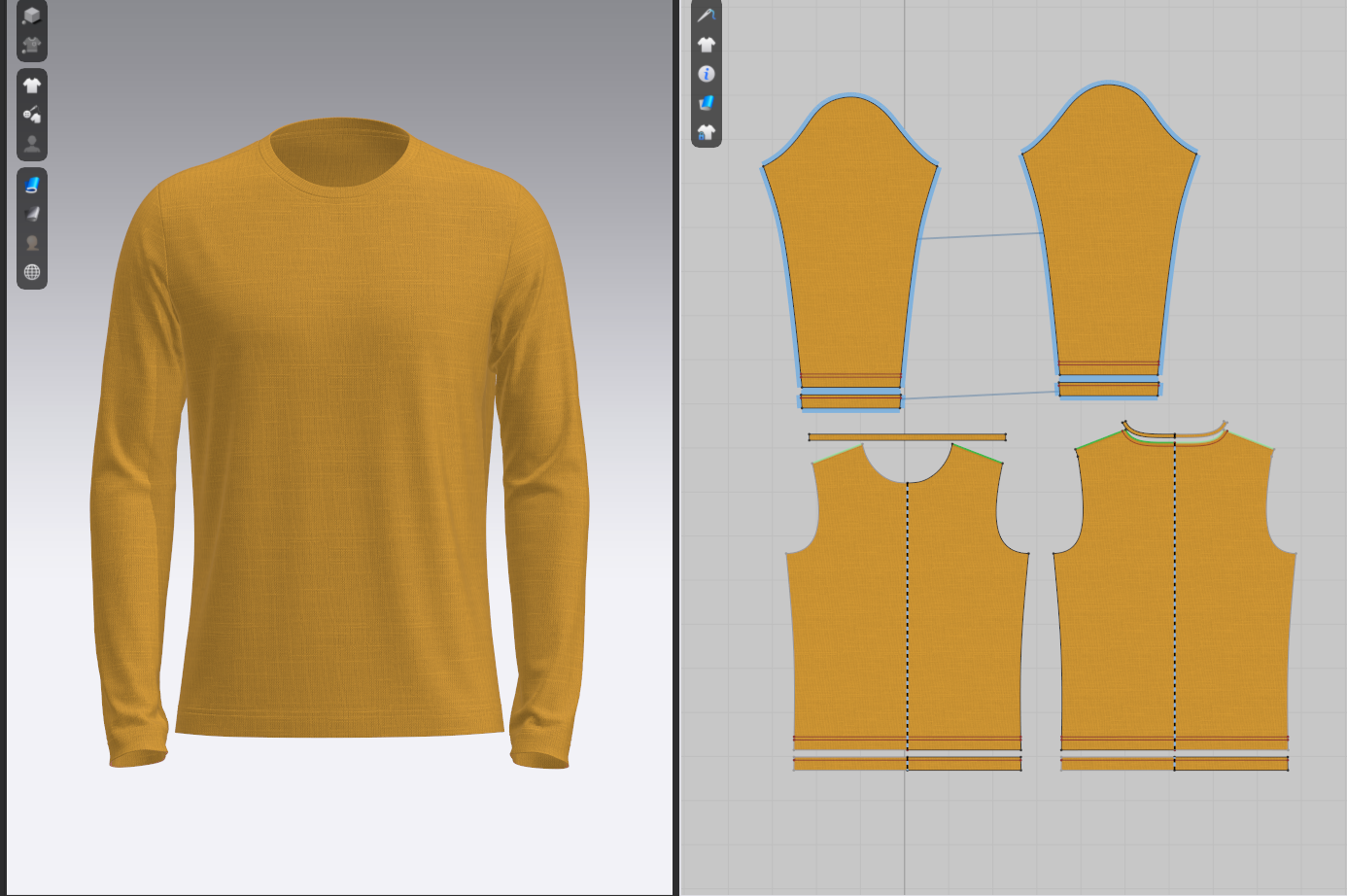 Men's Jersey 3d Model Marvelous Designer-Clo3d-fbx-obj-Zprj