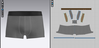Men's Boxer Brief 3d Model Marvelous Designer-Clo3d-fbx-obj-Zprj