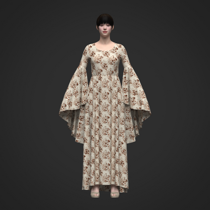 Elf Dress 3d Model Marvelous Designer-Clo3d-fbx-obj-Zprj