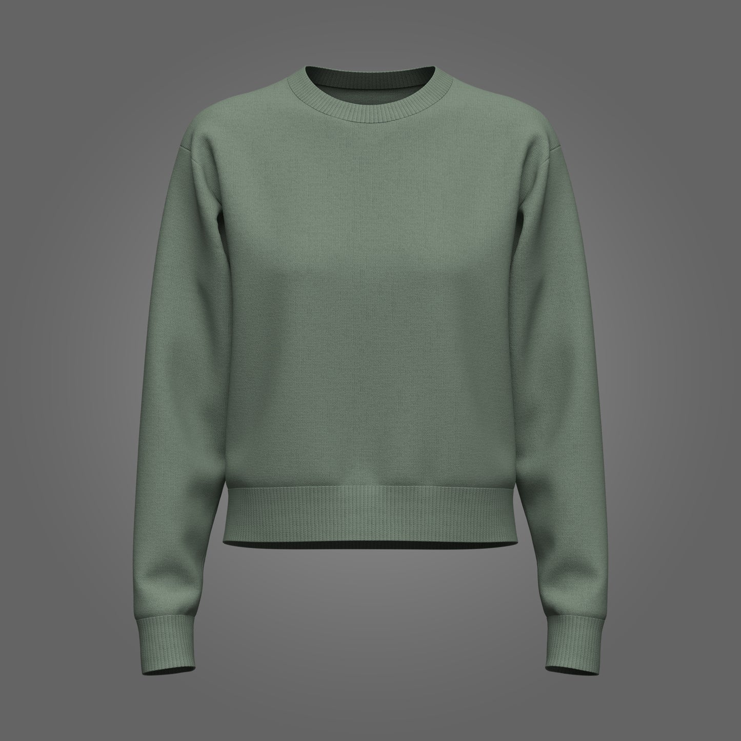 Female Cropped Sweater 3d Model Marvelous Designer-Clo3d-fbx-obj-Zprj