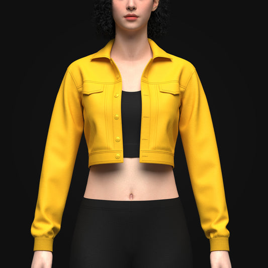 Women's Top and Cargo Pant 3d Model Marvelous Designer-Clo3d-fbx-obj-Zprj