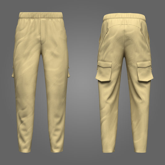 Male Trouser 3d Model Marvelous Designer-Clo3d-fbx-obj-Zprj