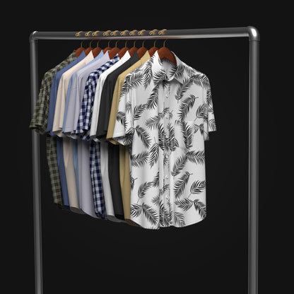 Shirt On Steel Hanger 3d Model Marvelous Designer-Clo3d-fbx-obj-Zprj