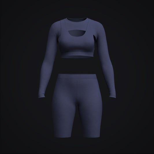 Gym Wear 3d Model Marvelous Designer-Clo3d-fbx-obj-Zprj