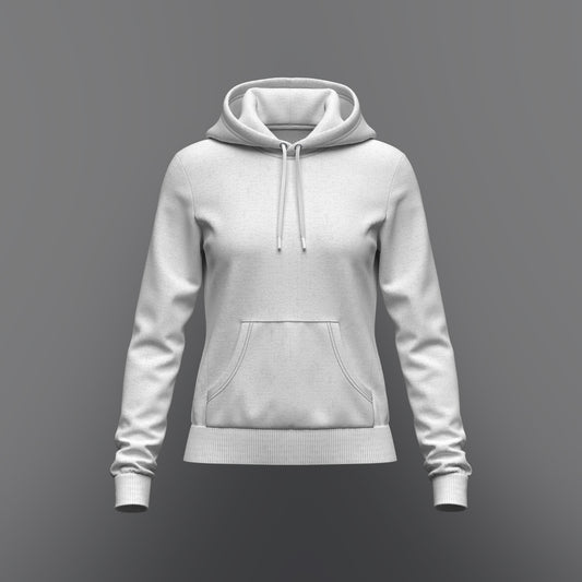 Women's Regular Fit Hoodie 3d Model Marvelous Designer-Clo3d-fbx-obj-Zprj