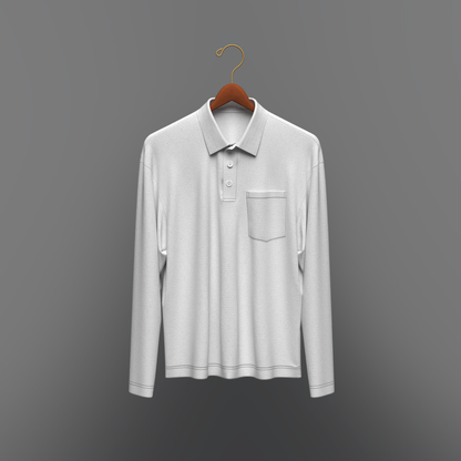Men's Oversized Polo On Hanger 3d Model Marvelous Designer-Clo3d-fbx-obj-Zprj