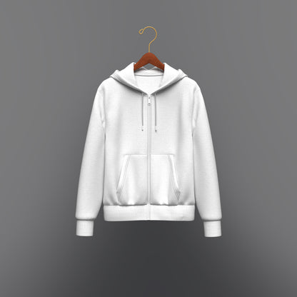 Men's Front Zip Hoodie_Hanged 3d Model Marvelous Designer-Clo3d-fbx-obj-Zprj