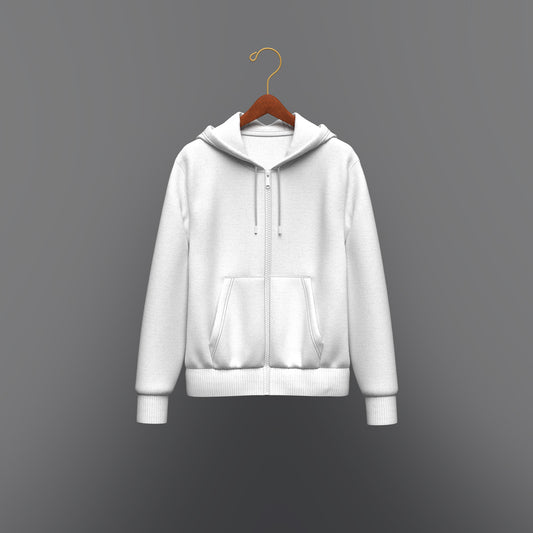 Men's Front Zip Hoodie_Hanged 3d Model Marvelous Designer-Clo3d-fbx-obj-Zprj