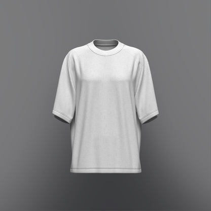Women's Oversized T-Shirt 3d Model Marvelous Designer-Clo3d-fbx-obj-Zprj