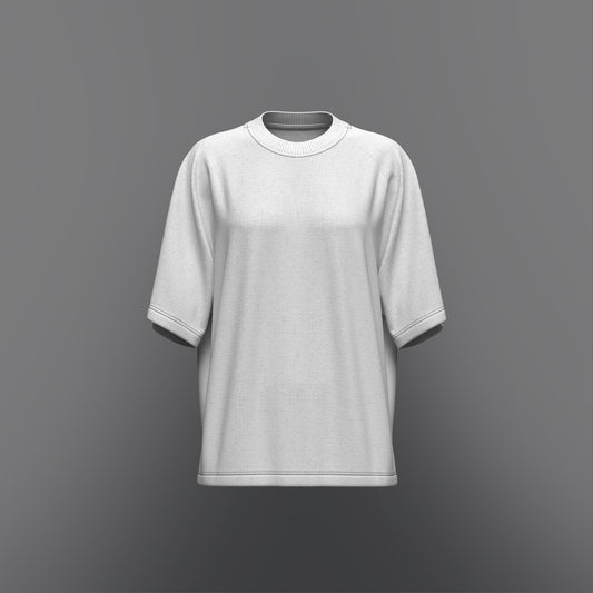 Women's Oversized T-Shirt 3d Model Marvelous Designer-Clo3d-fbx-obj-Zprj