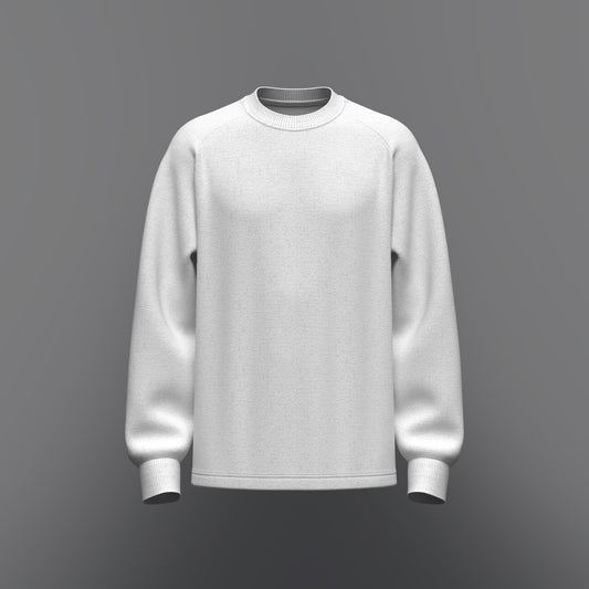 Men's Oversized Raglan Full Sleeve T-shirt 3d Model Marvelous Designer-Clo3d-fbx-obj-Zprj
