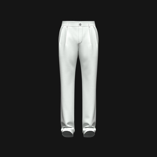 Men's Double Pleat Pant 3d Model Marvelous Designer-Clo3d-fbx-obj-Zprj