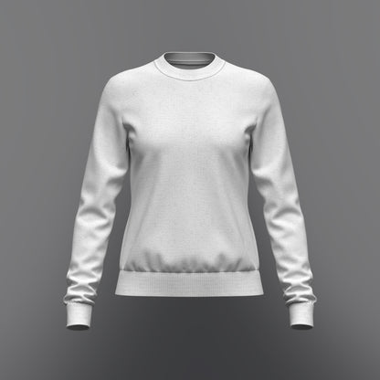 Women's Sweatshirt 3d Model Marvelous Designer-Clo3d-fbx-obj-Zprj