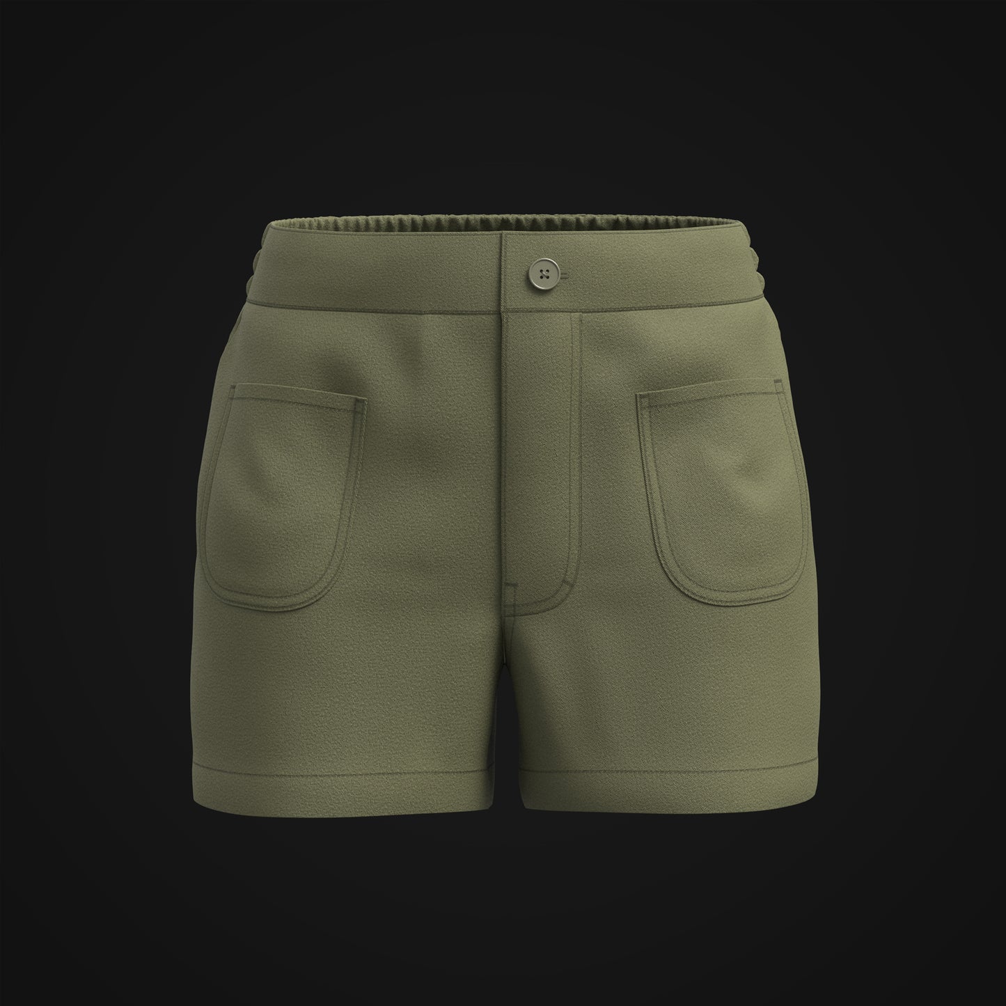 Women's Shorts 3d Model Marvelous Designer-Clo3d-fbx-obj-Zprj